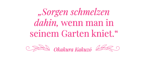 Ein Zitat zum Kraftort Garten