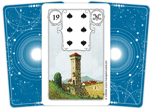 Die Lenormandkarte „Der Turm“