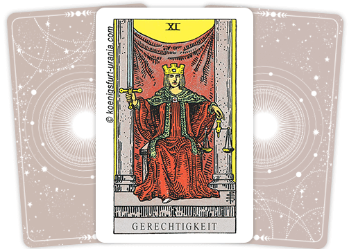 Hr spænding dusin Tarotkarte Die Gerechtigkeit: Bedeutung & Kombinationen | astrozeit24  Österreich