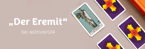 Tarotkarte Eremit bei astrozeit24